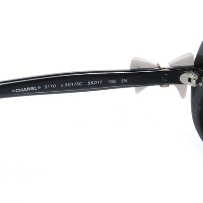 Chanel Bow Sunglasses 5170 Black 4 of 6