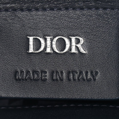 Christian Dior Calfskin Crossbody Saddle Bag Navy Blue 5 of 10