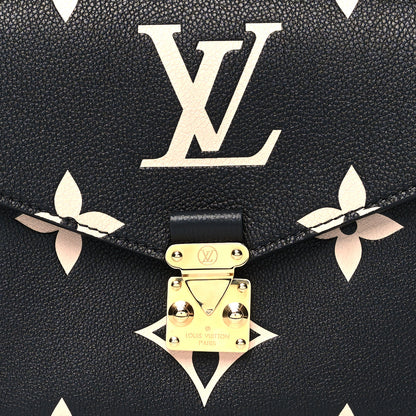 Louis Vuitton Empreinte Monogram Giant Pochette Metis Black Beige 8 of 10