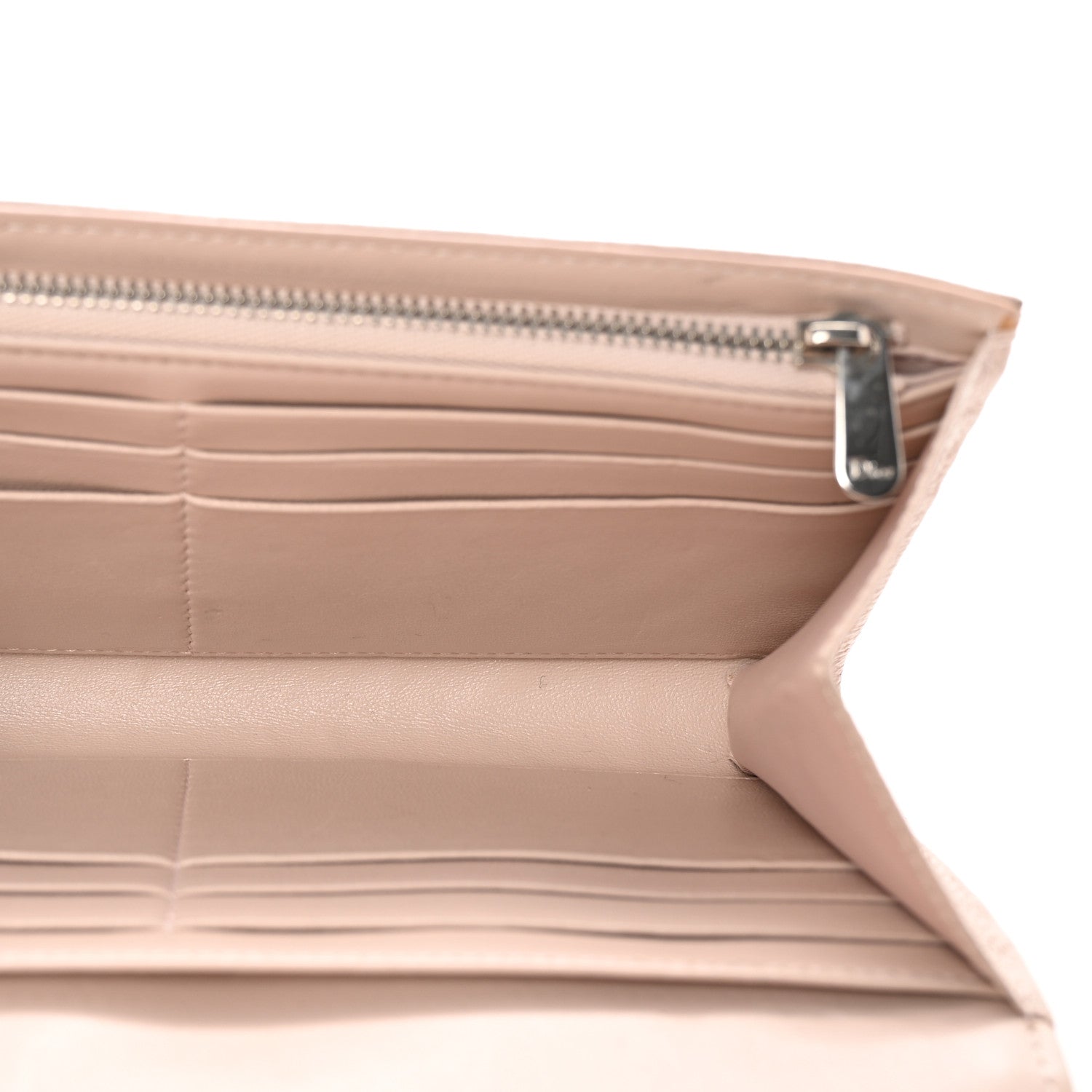 Christian Dior Grained Calfskin Diorama Croisiere Chain Wallet Pink 5 of 10