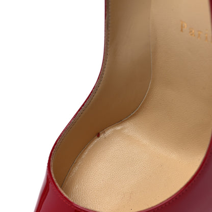 Christian Louboutin Patent Pigalle Follies 100 Pumps 38.5 Red 8 of 9