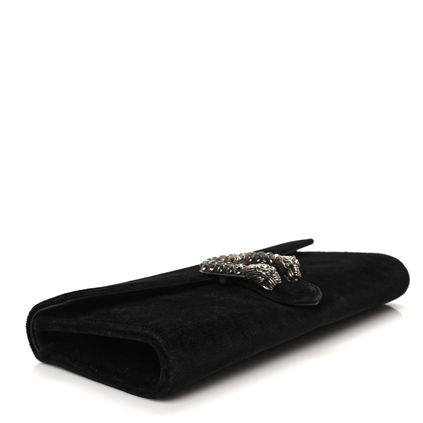 Velvet Dionysus Clutch Black