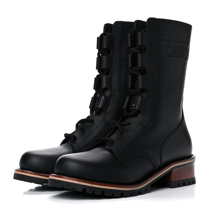 Christian Dior Calfskin Dior Quest 35mm Hiking Boots 37.5 Black 3 of 13
