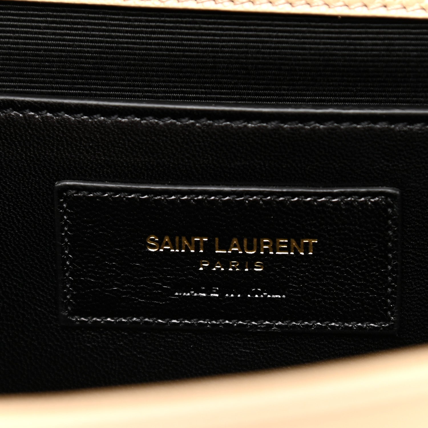 Saint Laurent Grain De Poudre Classic Monogram Cassandre Clutch Nude 6 of 9