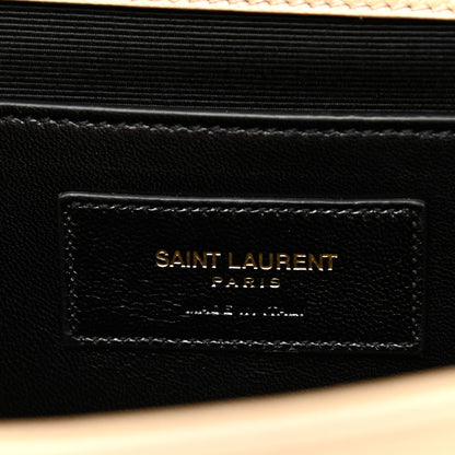 Saint Laurent Grain De Poudre Classic Monogram Cassandre Clutch Nude 6 of 9