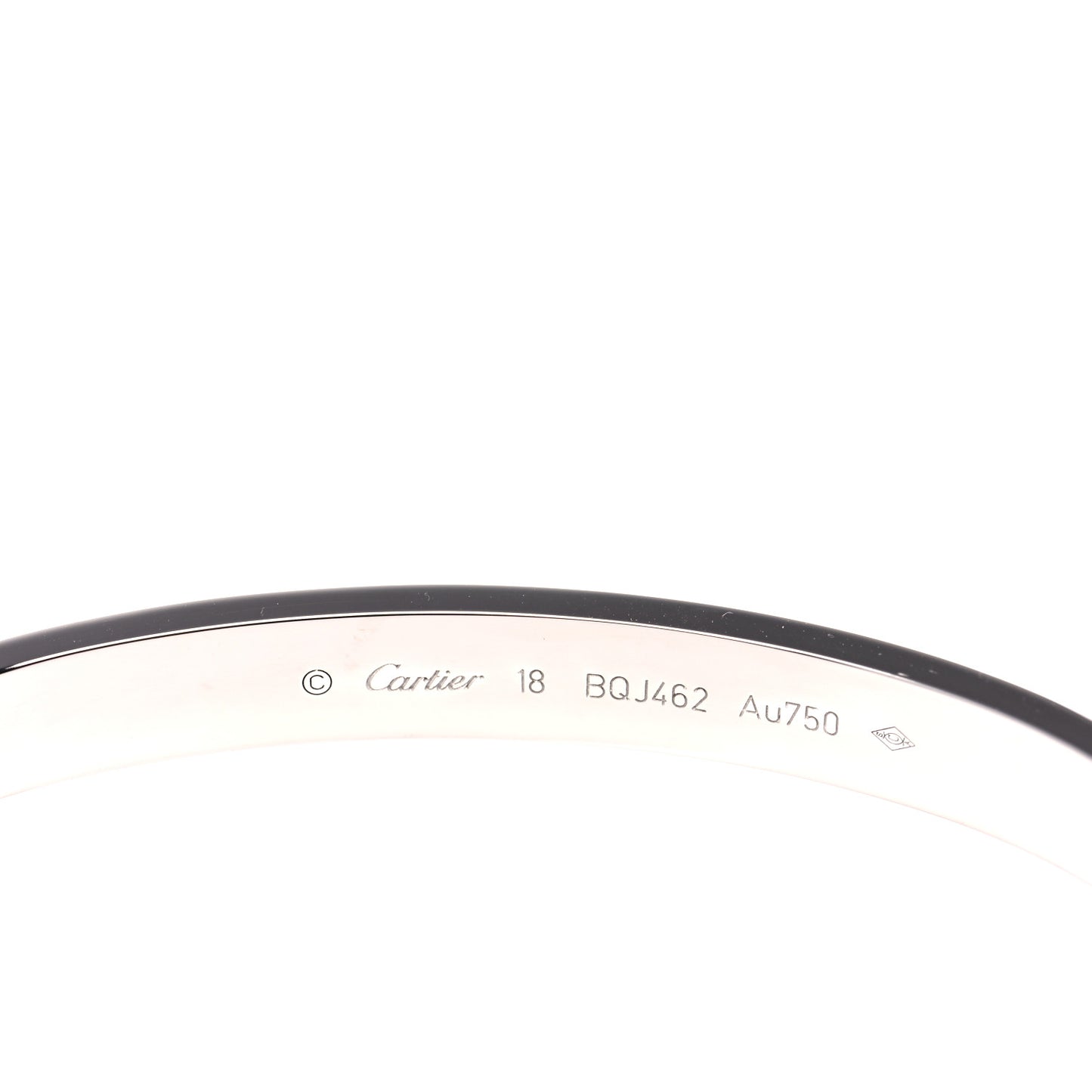 18K White Gold LOVE Bracelet 18