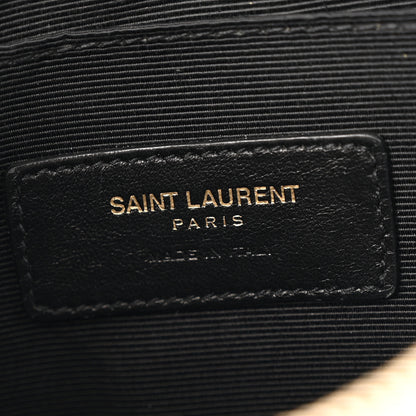Saint Laurent Calfskin Teen Monogram Crossbody Bag Black 6 of 21