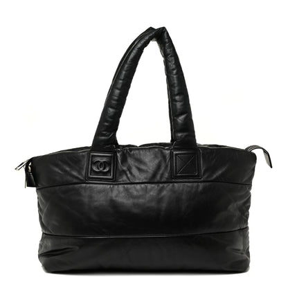 Chanel Lambskin Quilted Medium Coco Cocoon Reversible Tote Black 1 of 19