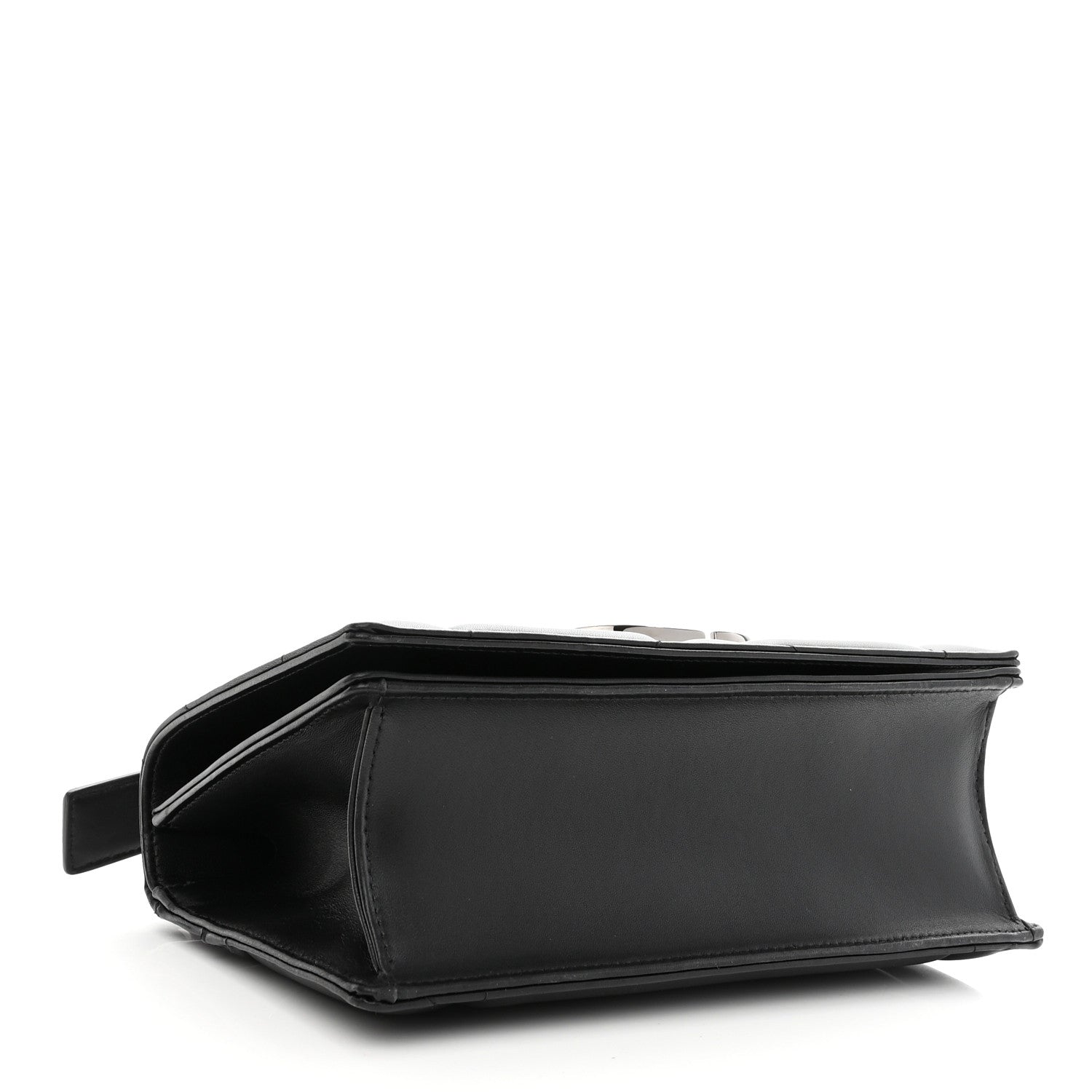 Christian Dior Lambskin Maxi Cannage 30 Montaigne Chain Top Handle Bag Black 4 of 7