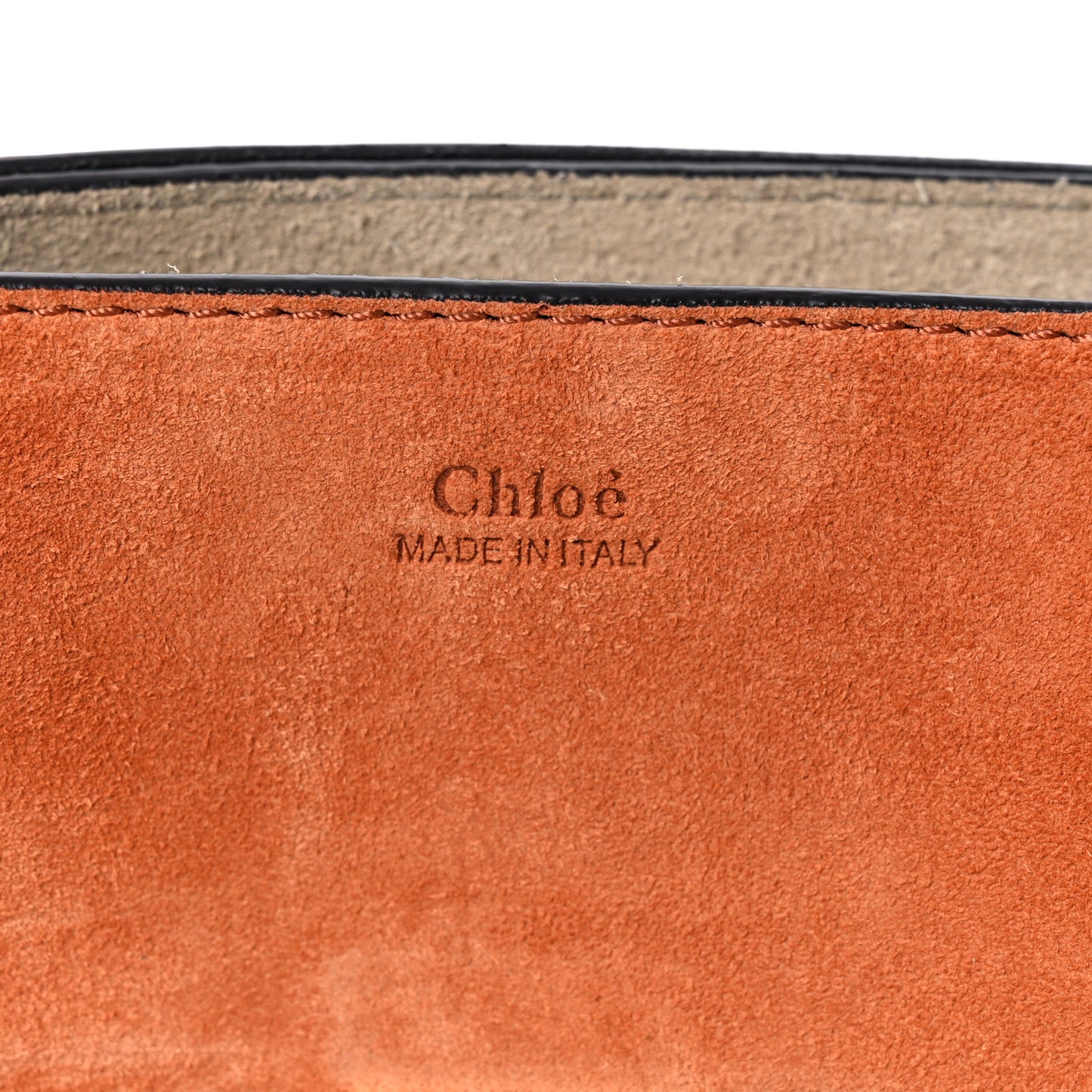 Suede Smooth Calfskin Drew Shoulder Bag Classic Tobacco