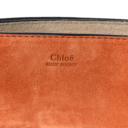 Chloe Suede Smooth Calfskin Drew Shoulder Bag Classic Tobacco 5 of 10