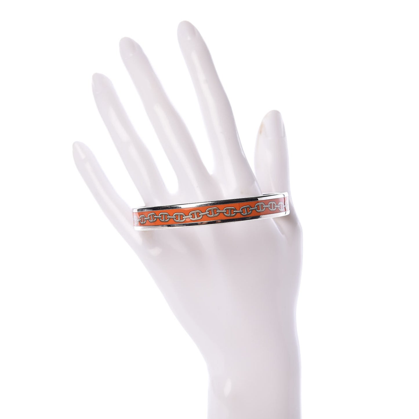 Enamel Printed Narrow Chaine d'Ancre Bracelet 65