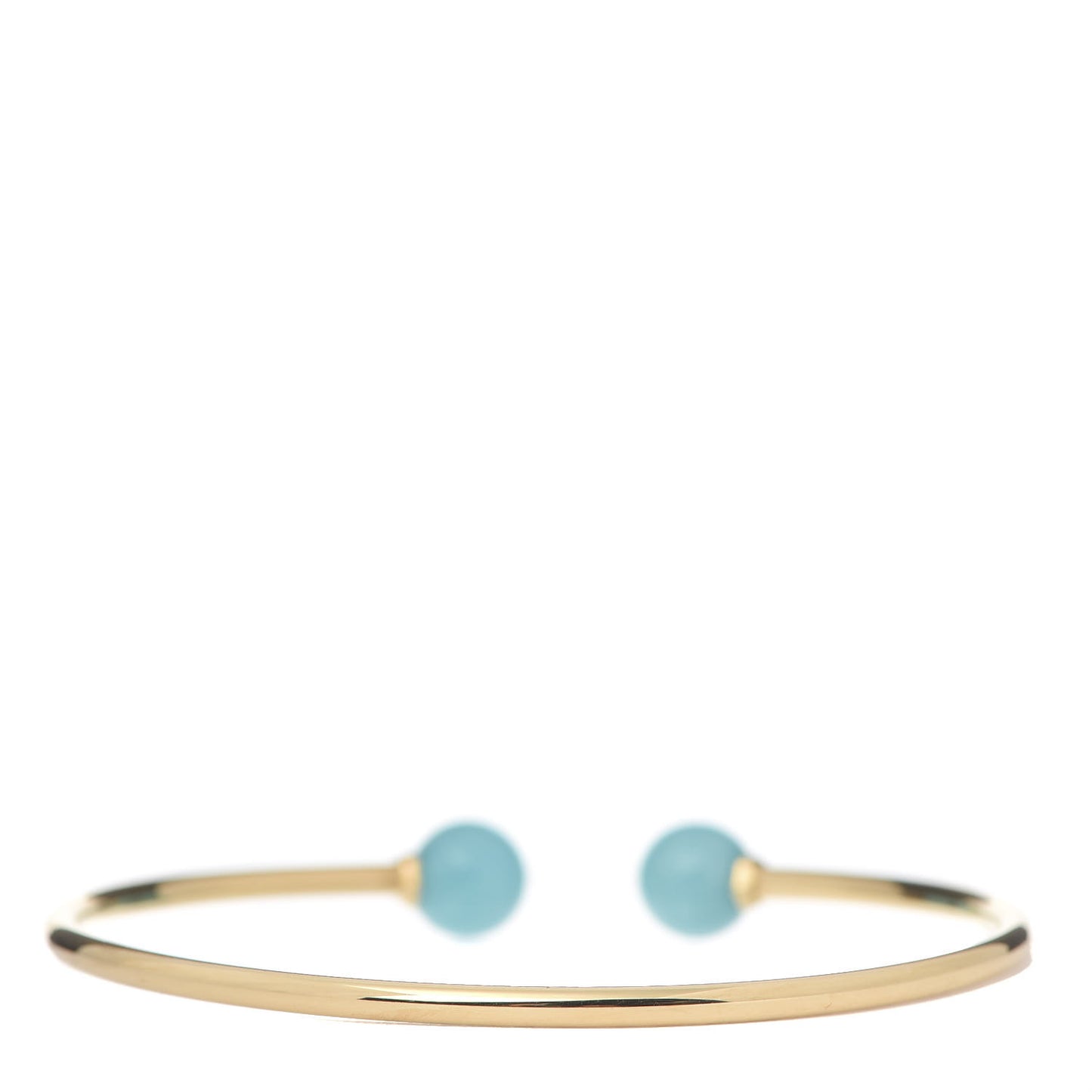 18K Yellow Gold Amazonite 8mm HardWear Ball Wire Bracelet