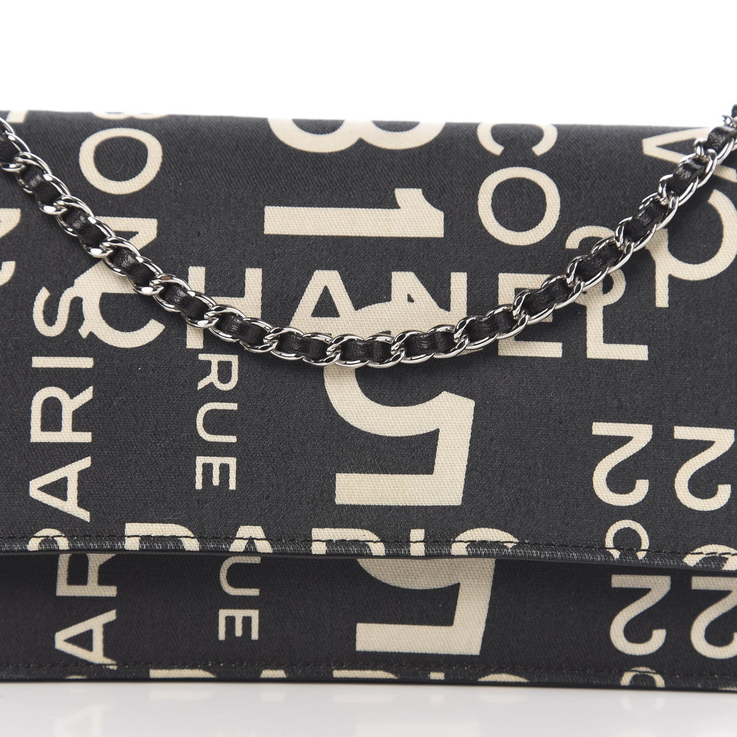 Denim Coco Wallet On Chain WOC Black