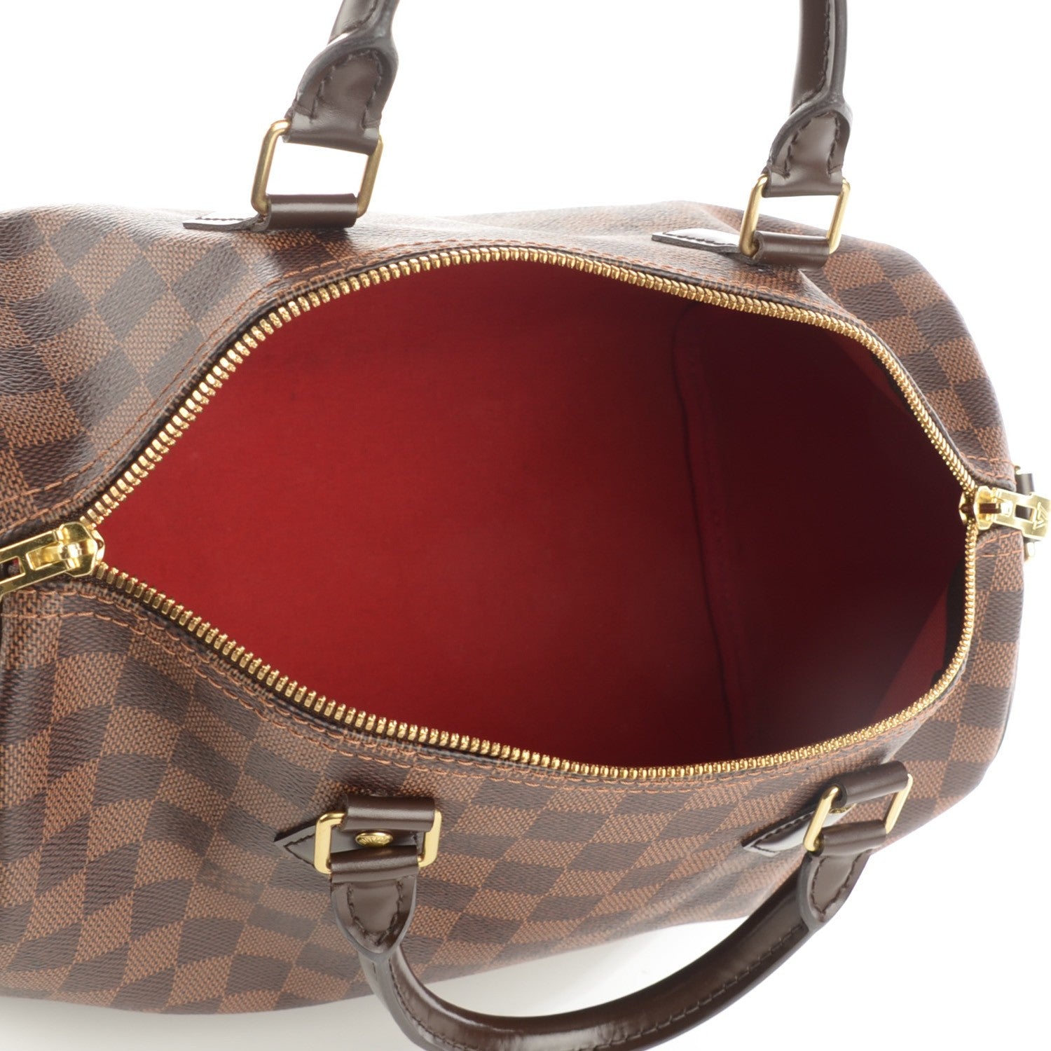 Louis Vuitton Damier Ebene Speedy Bandouliere 30 5 of 8