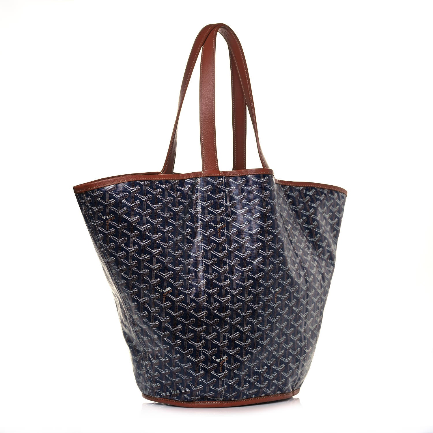 Goyard Goyardine Reversible Belharra Navy Gold 3 of 15