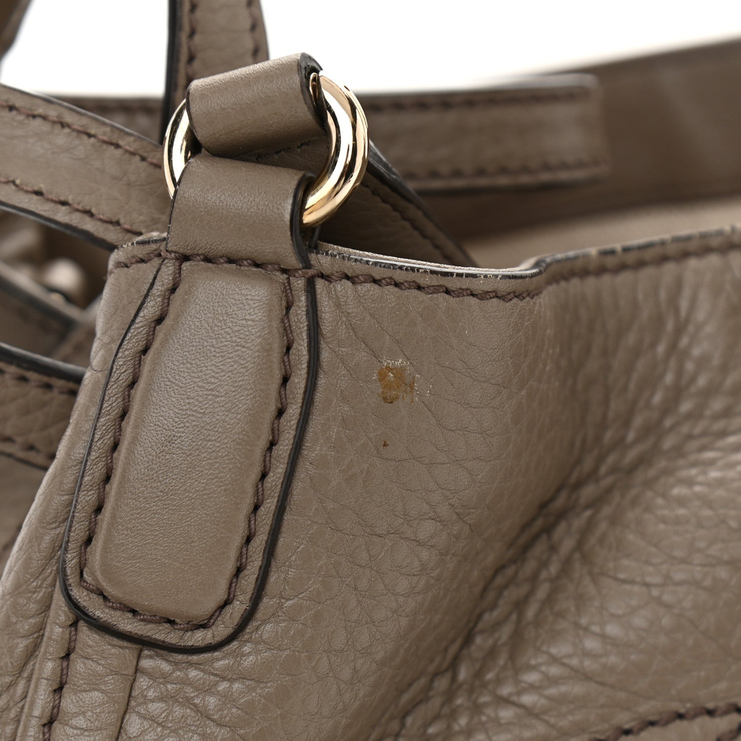 Gucci Cellarius Calfskin Small Soho Shoulder Bag New Fango 12 of 14