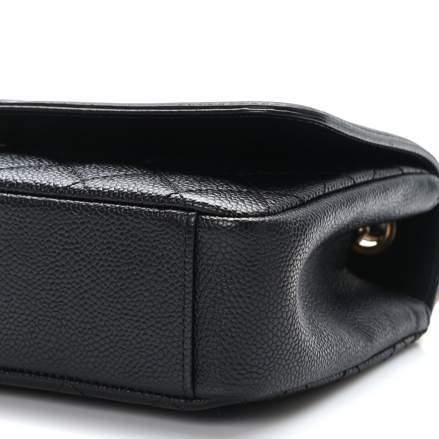 Caviar Quilted Medium CC Filigree Flap Black