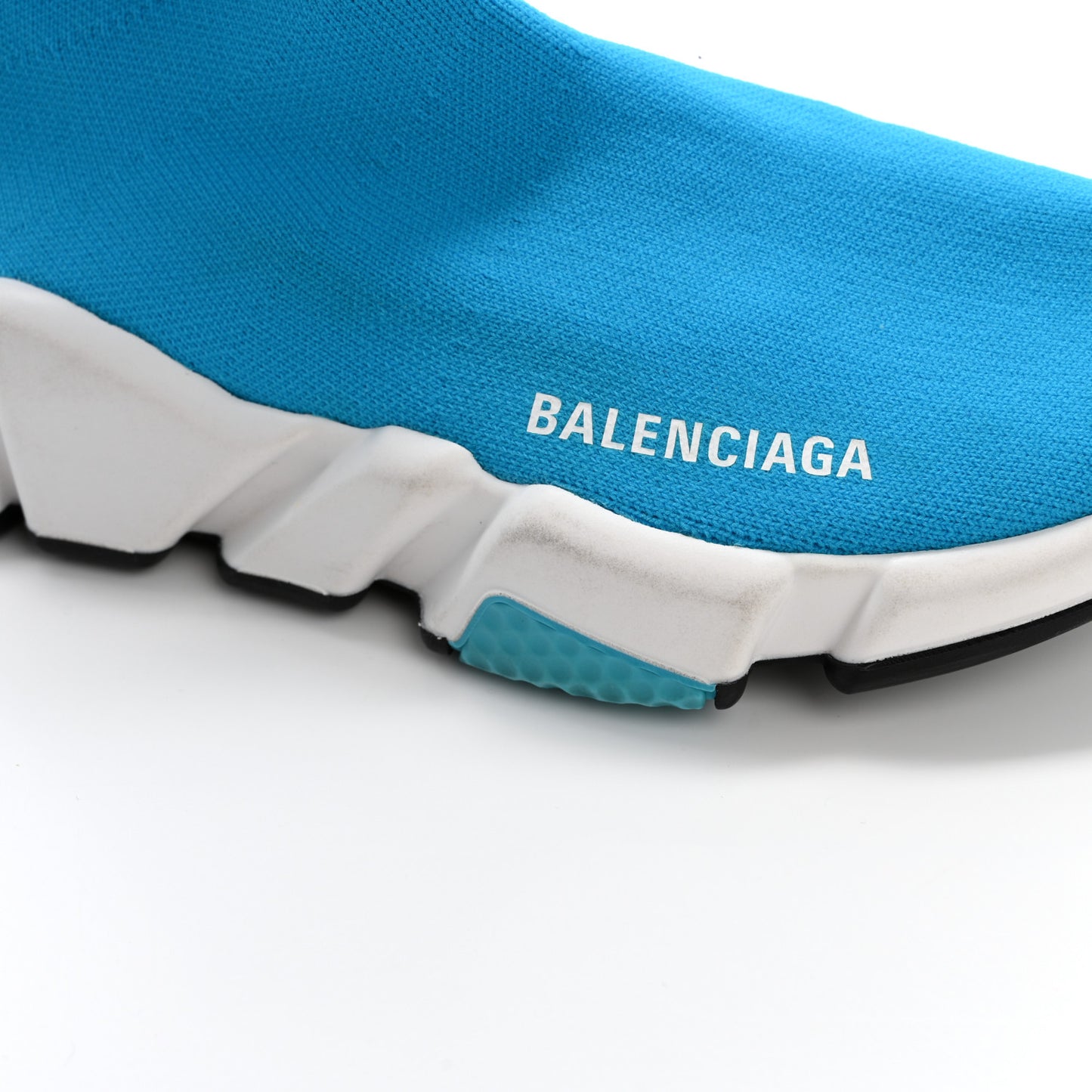 Neoprene Knit Womens Speed Sneakers 36 Turquoise Azur