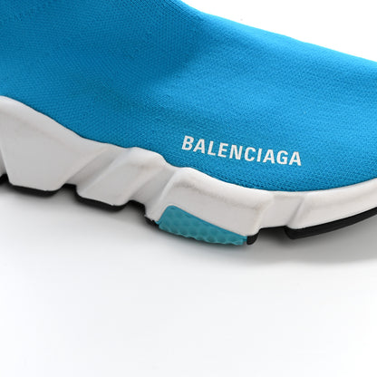 Balenciaga Neoprene Knit Womens Speed Sneakers 36 Turquoise Azur 12 of 12