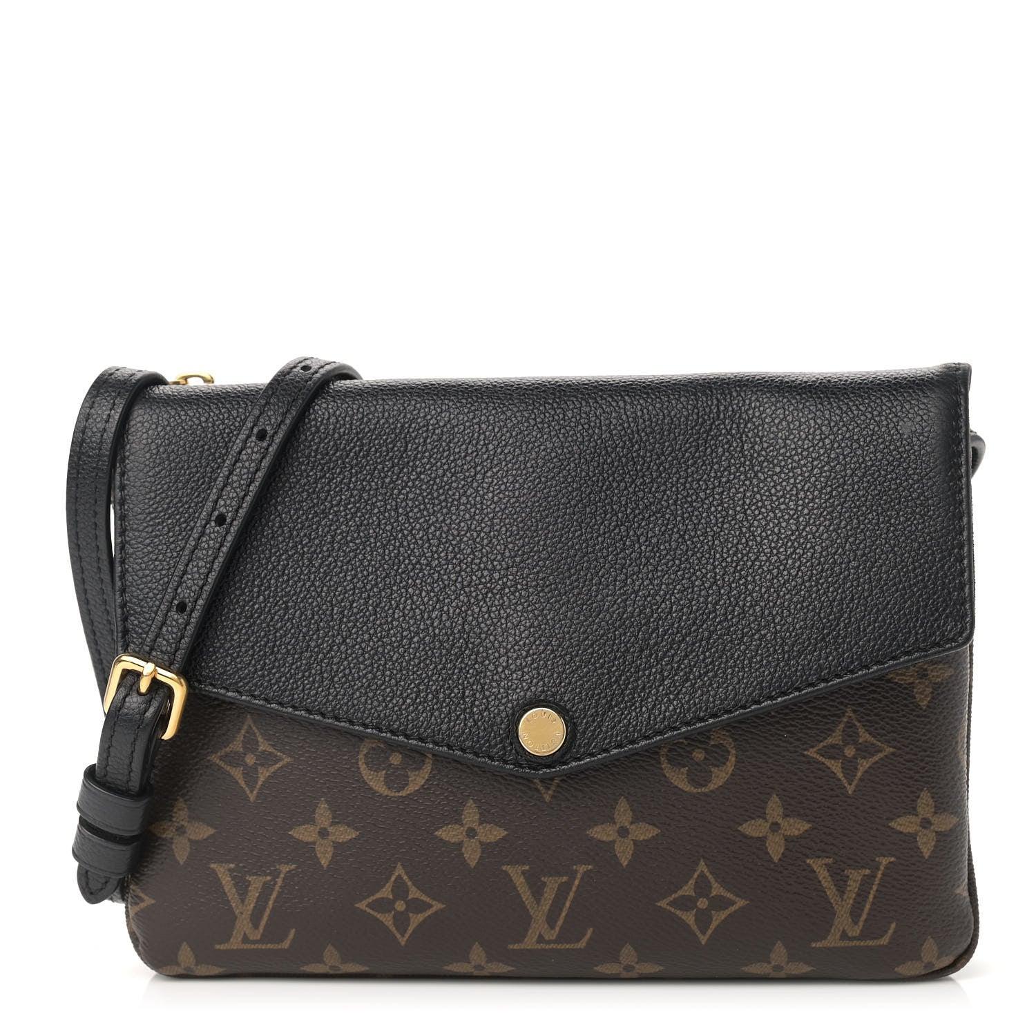 Louis Vuitton Monogram Twice Pochette Black 1 of 12