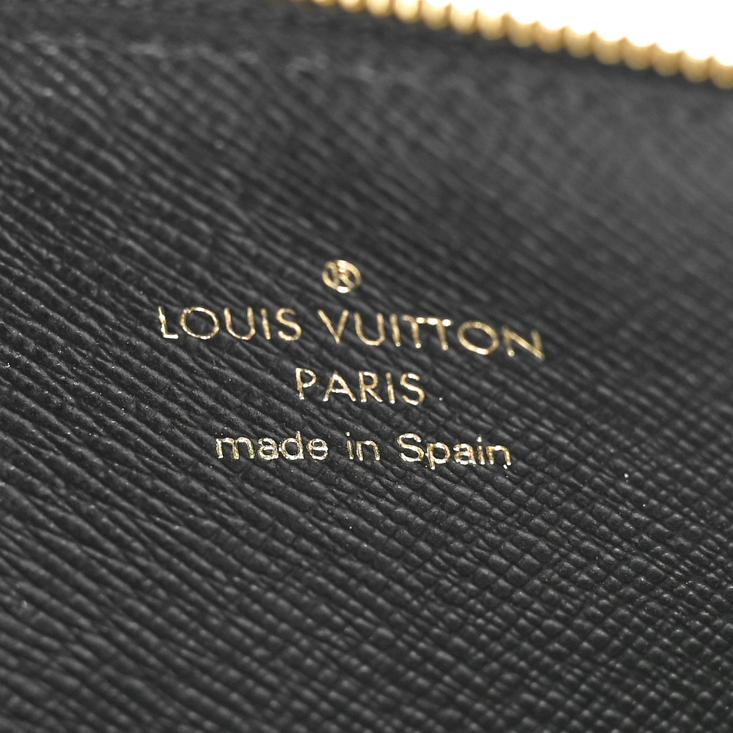 Monogram Slim Purse Black