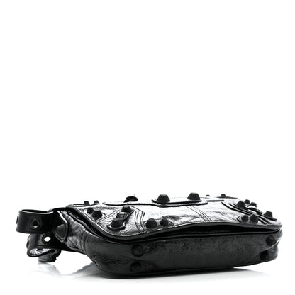 Balenciaga Agneau Arena XS Le Cagole Flap Bag Black 5 of 11
