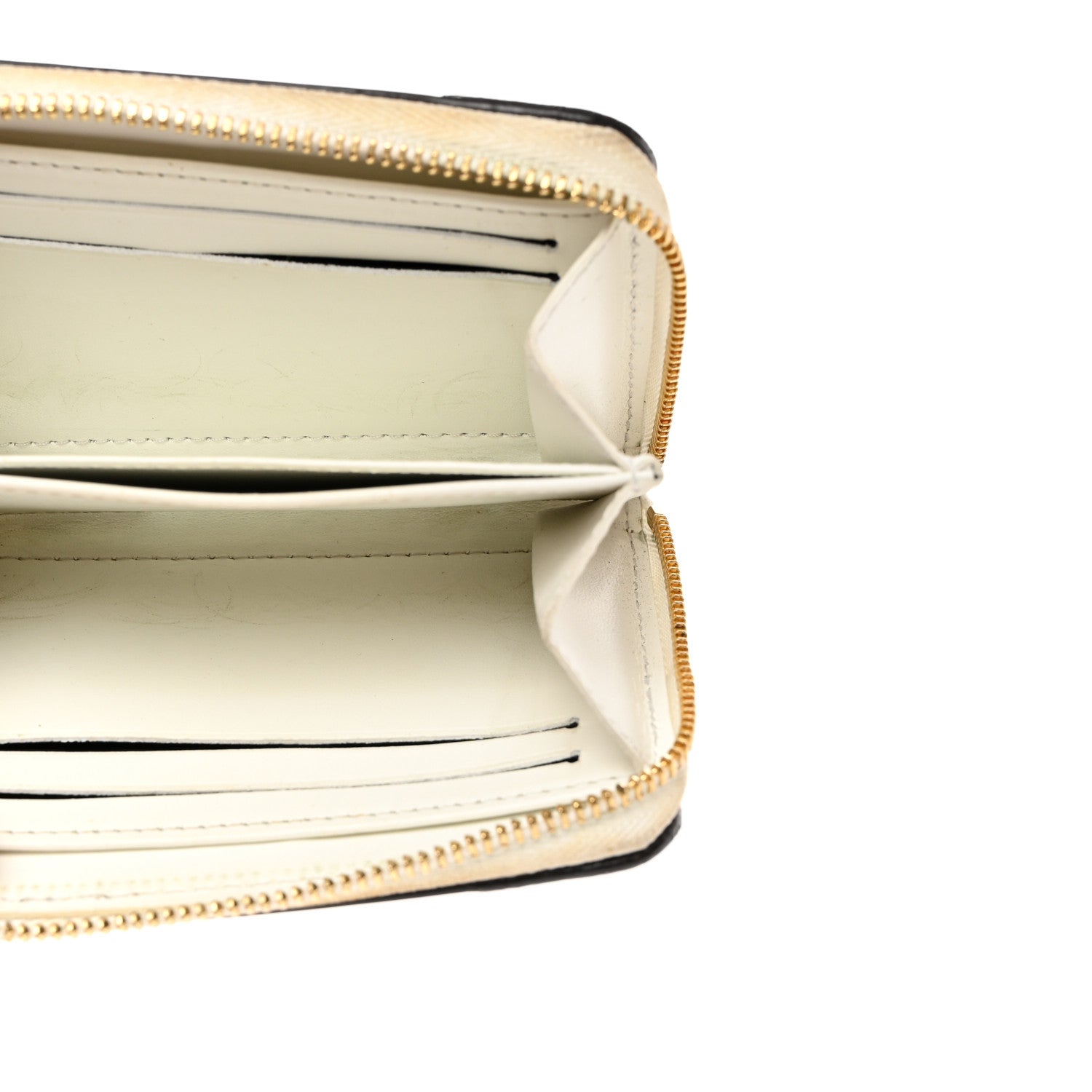 Louis Vuitton Patent Miroir Venice Zippy Coin Purse Snow 5 of 9