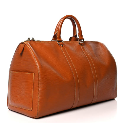 Louis Vuitton Epi Keepall 45 Cipango 3 of 22