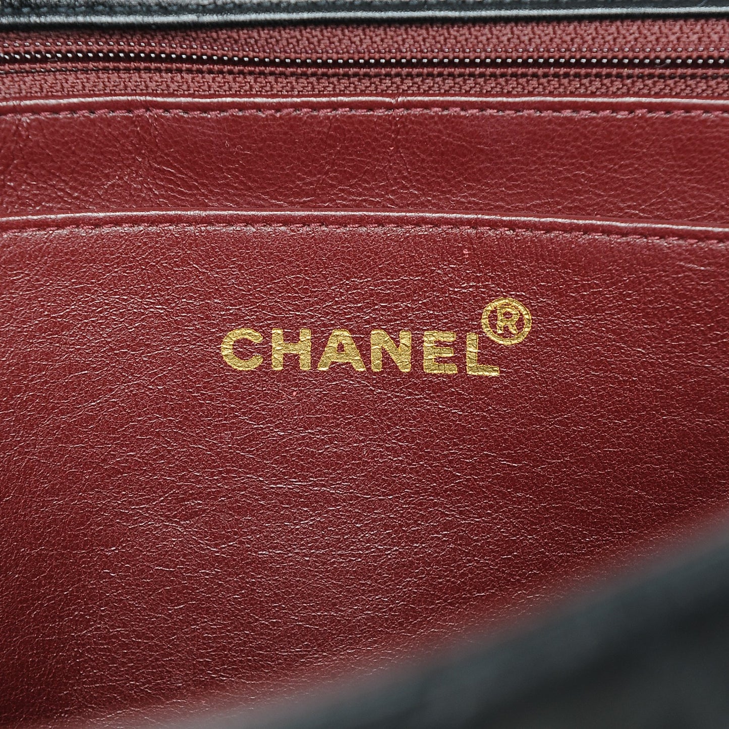 Lambskin Quilted XL Jumbo Single Flap Black