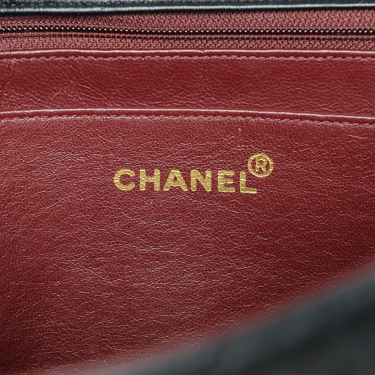 Chanel Lambskin Quilted XL Jumbo Single Flap Black 6 of 7