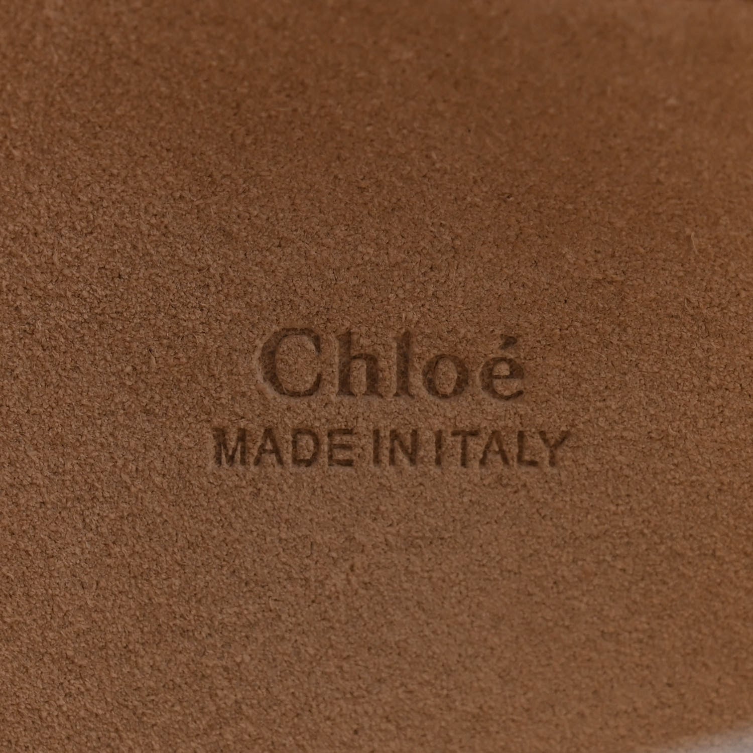 Chloe Suede Calfskin Medium Faye Shoulder Bag Tobacco 6 of 10