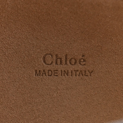 Chloe Suede Calfskin Medium Faye Shoulder Bag Tobacco 6 of 10