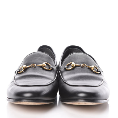 Gucci Lambskin Womens Brixton Horsebit Loafers 37.5 Black 2 of 11