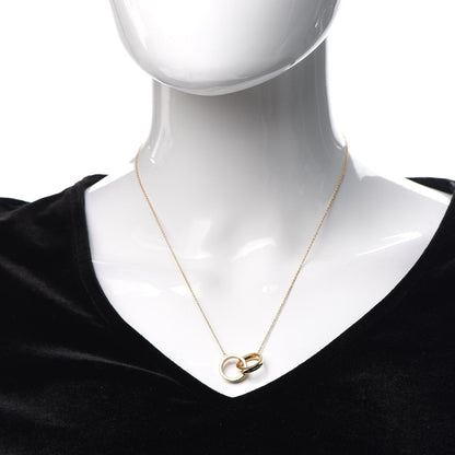 Tiffany 18K Yellow Gold 1837 Interlocking Circles Pendant Necklace 2 of 7
