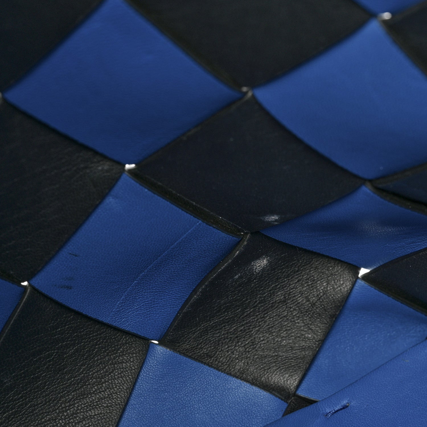 Bottega Veneta Nappa Maxi Cabat 30 Signal Blue Black 19 of 23