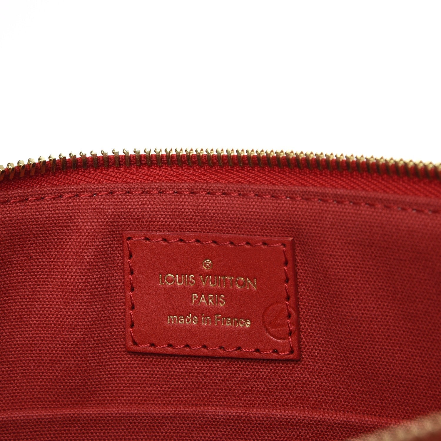 Louis Vuitton Damier Couleurs Kit Clutch Carmine 7 of 7