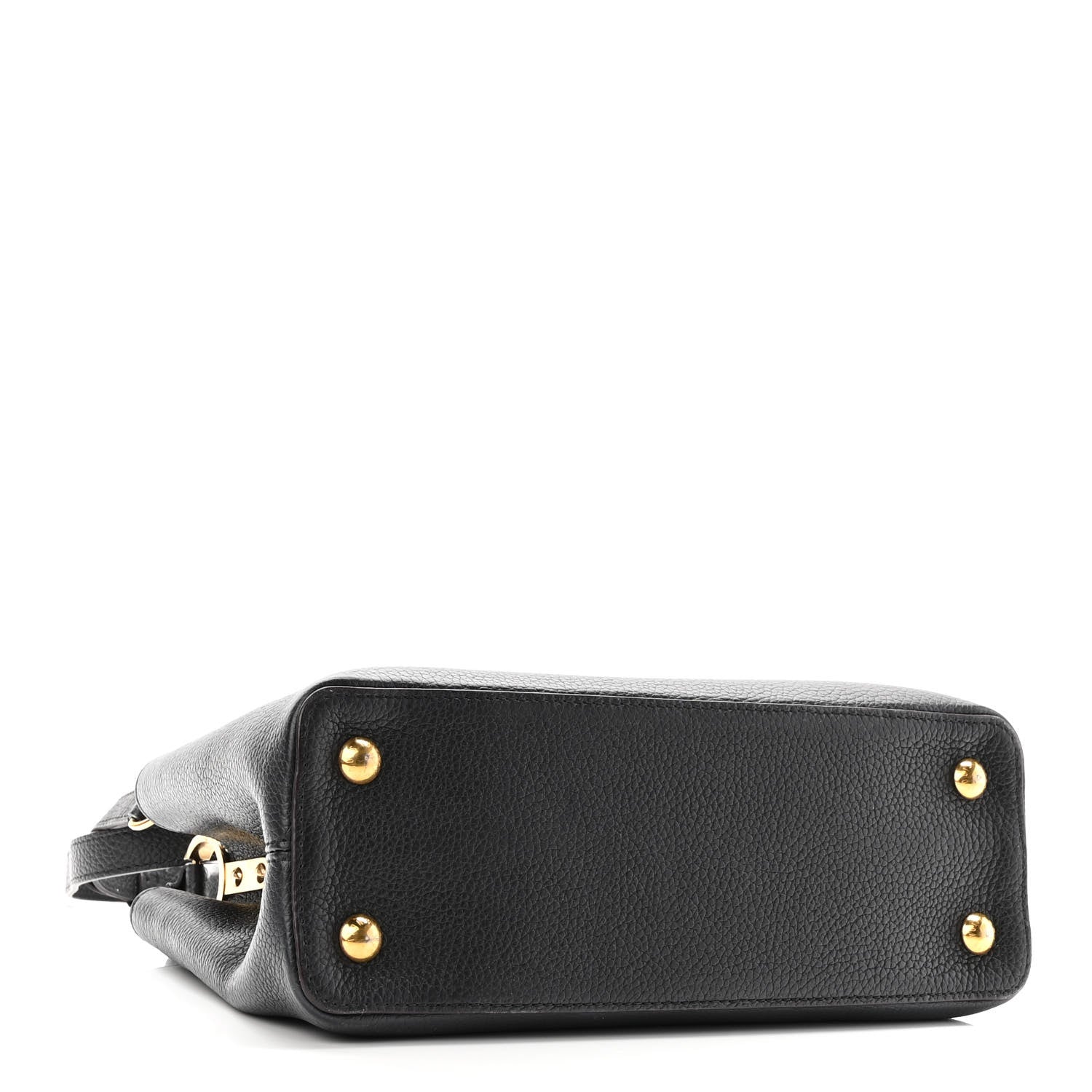 Louis Vuitton Taurillon Capucines PM Black 3 of 10