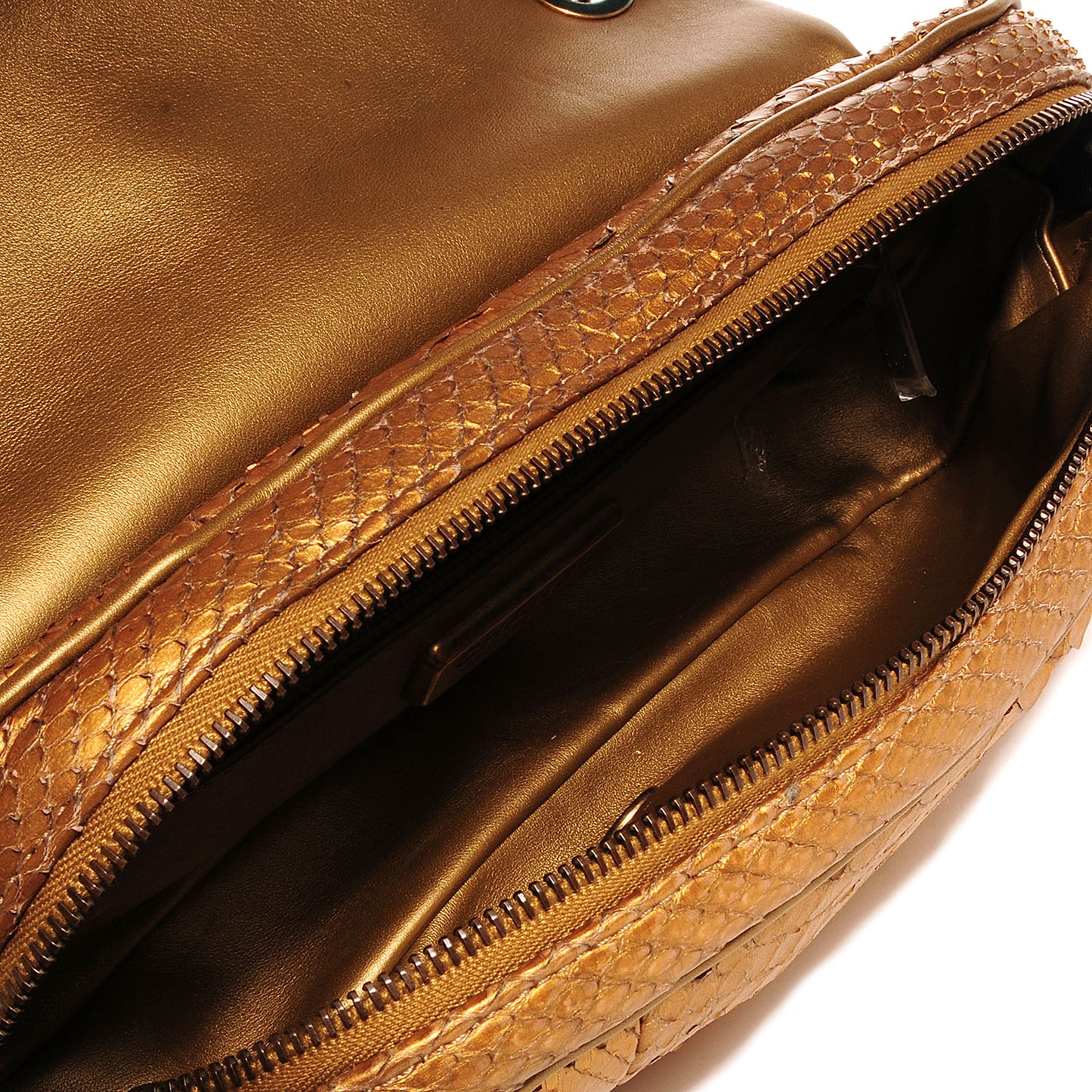 Python Shiva Flap Dark Gold