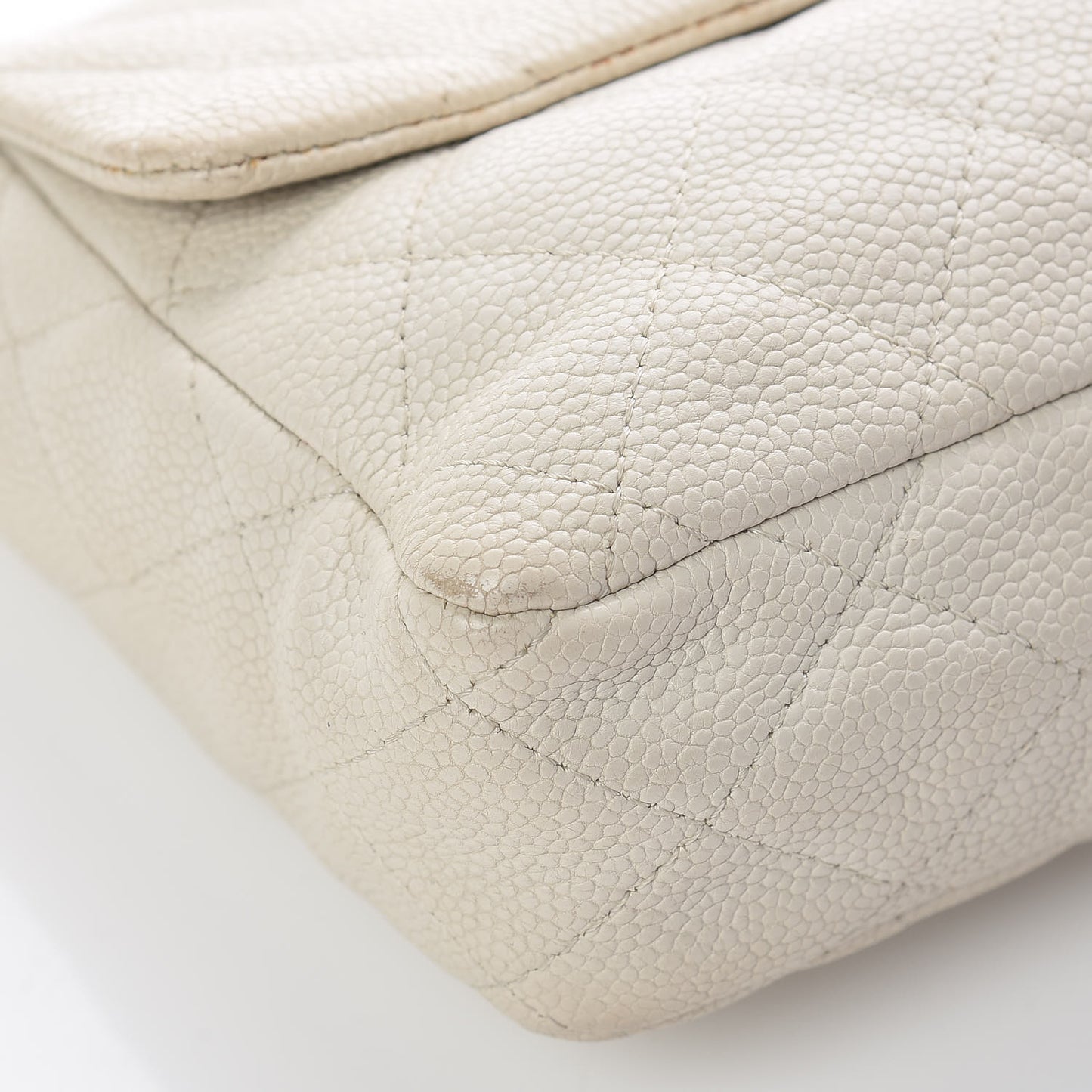 Caviar Quilted 2.55 Reissue East West Flap White