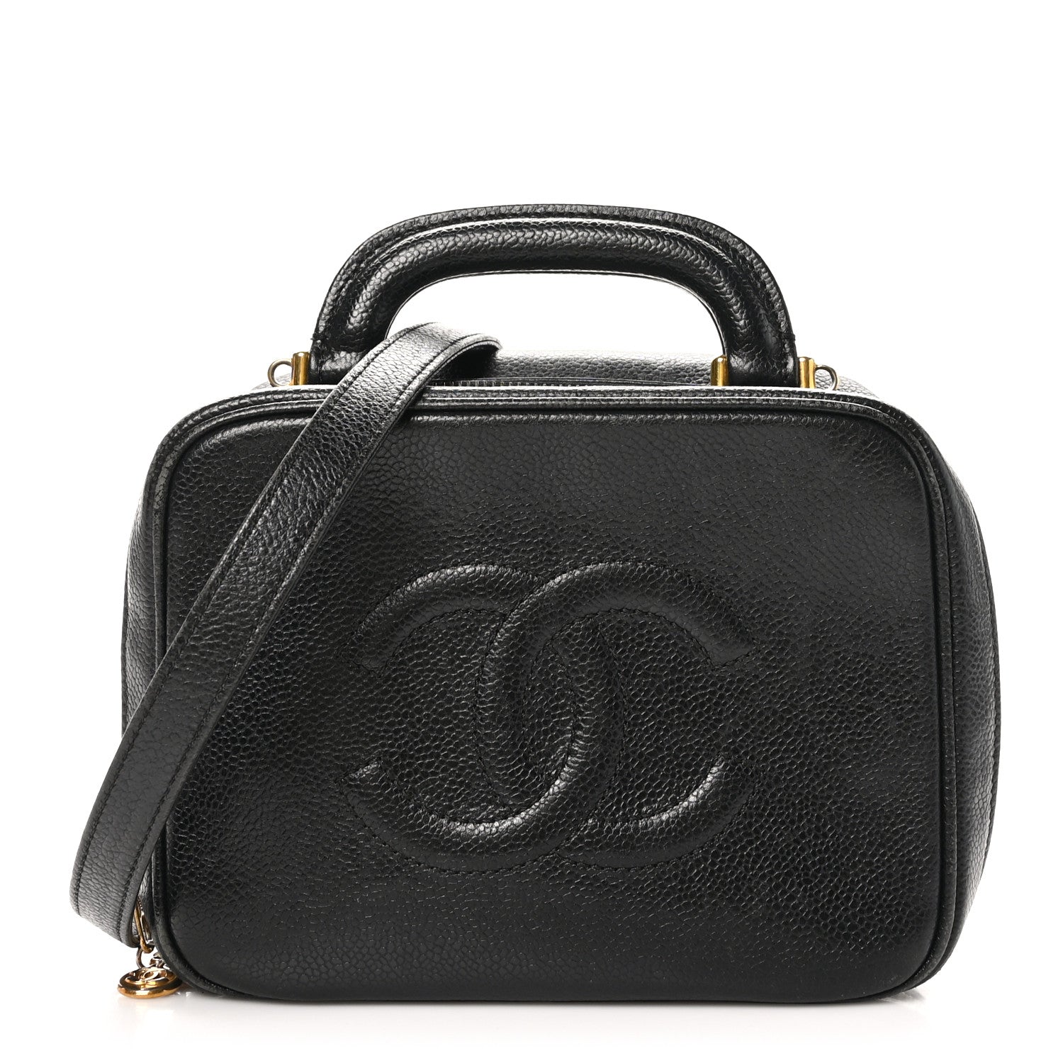 Chanel Caviar Timeless CC Vanity Case Black 1 of 11
