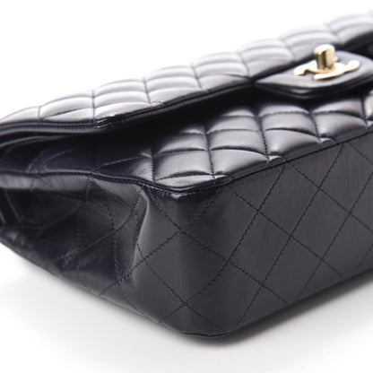 Chanel Lambskin Quilted Medium Double Flap Navy 6 of 12