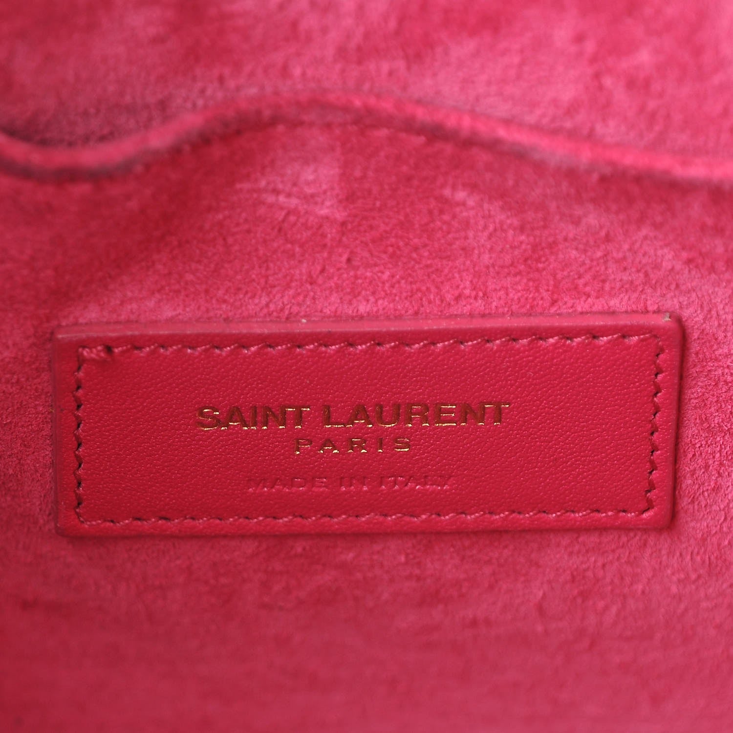 Saint Laurent Calfskin Nano Sac De Jour Lipstick Fuchsia 6 of 6