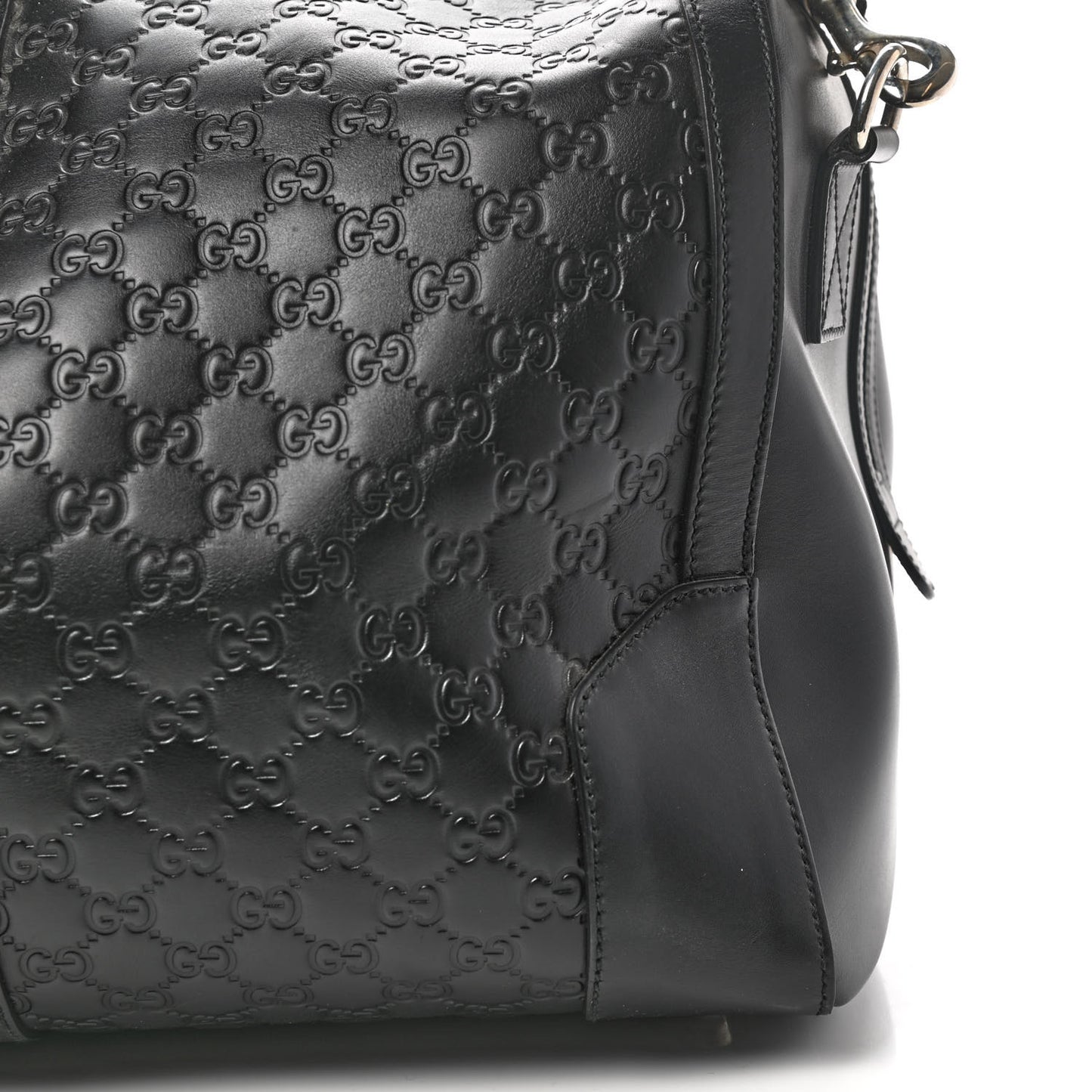 Guccissima Signature Large Duffle Black