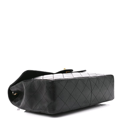 Chanel Lambskin Quilted XL Jumbo Single Flap Black 3 of 10