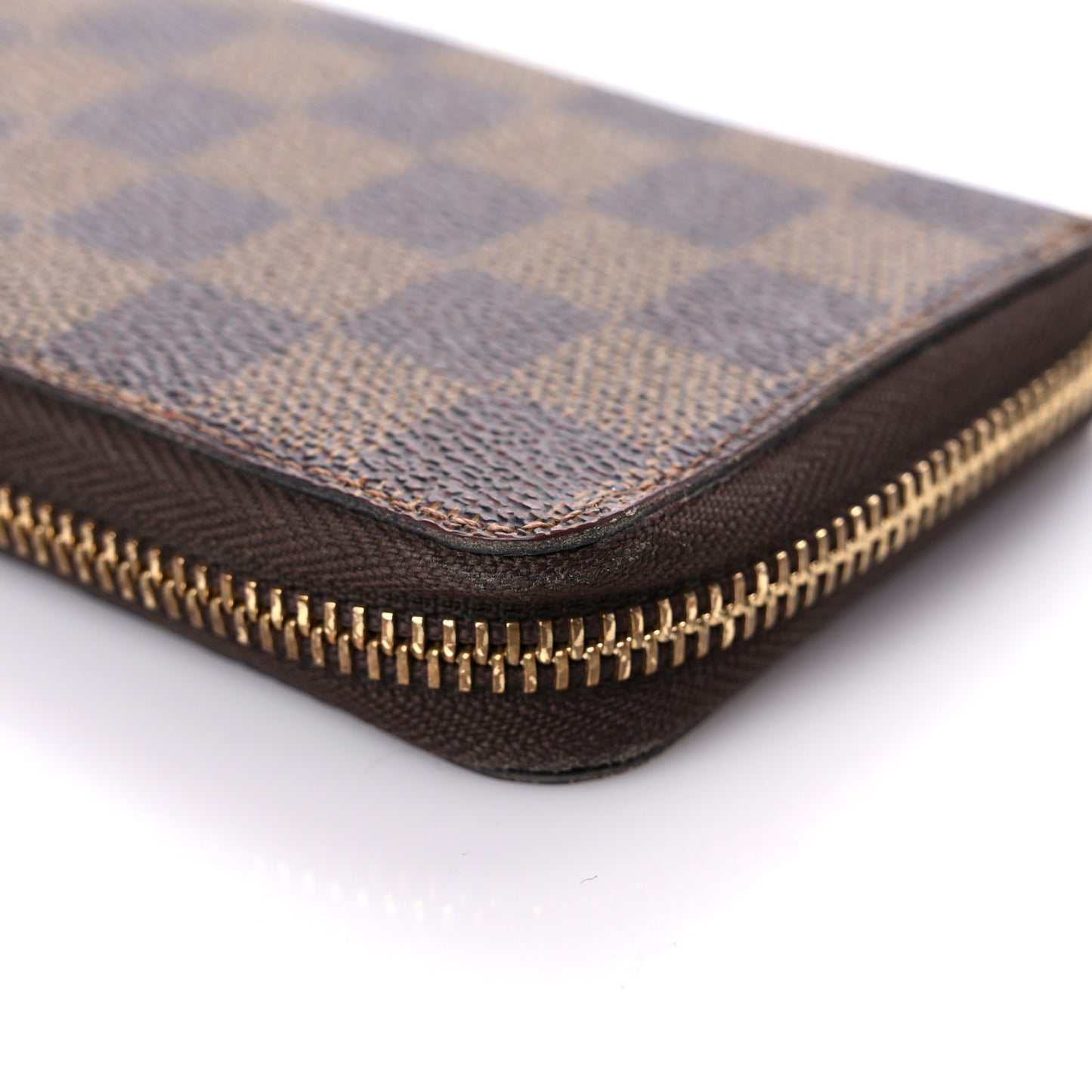 Damier Ebene Clemence Wallet Cherry