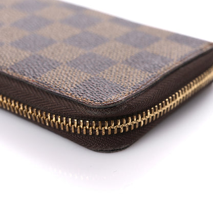 Louis Vuitton Damier Ebene Clemence Wallet Cherry 8 of 19