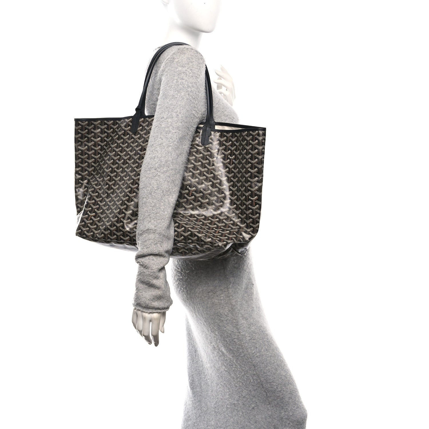 Goyard Goyardine Saint Louis GM Black 2 of 10