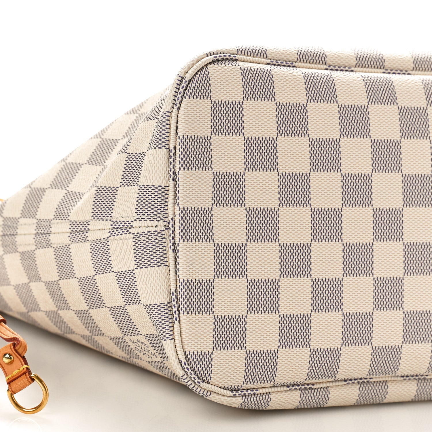 Louis Vuitton Damier Azur Neo Neverfull MM Rose Ballerine 10 of 11