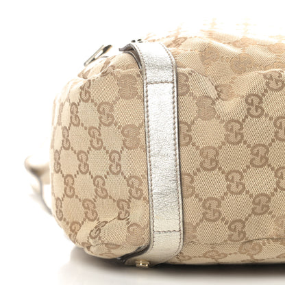 Gucci Monogram Medium Abbey Shoulder Bag Gold 5 of 12
